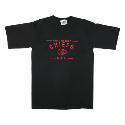 LEE SPORT Kansas City Chiefs Mens T-Shirt Black 90s USA M