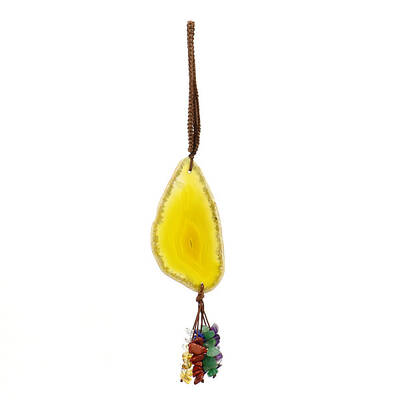 Natural Agate Slice Pendant Decorations