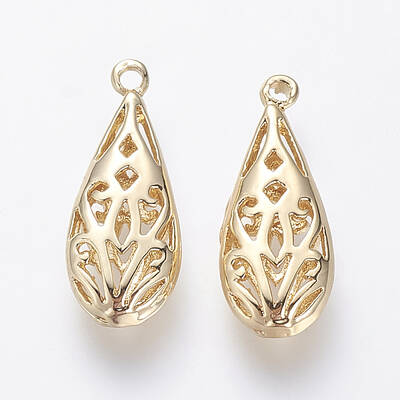 Hollow Brass Pendants