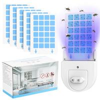 6 in 1 Fly Insect Trap Silent Fly Trap Indoor Flying Insect Trap Indoor Insect Repellent for Indoor Flies, Flies, Moths, Carp...