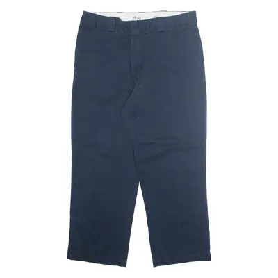 DICKIES Chino 874 Mens Trousers Blue Regular Straight W34 L27