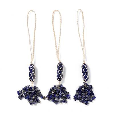 Natural Lapis Lazuli Reiki Healing Wall Hanging Pendant