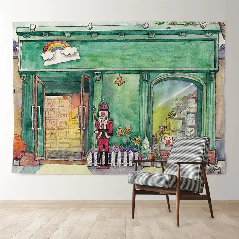Aperturee Greeny Nutcracker Theme Merry Christmas Backdrop