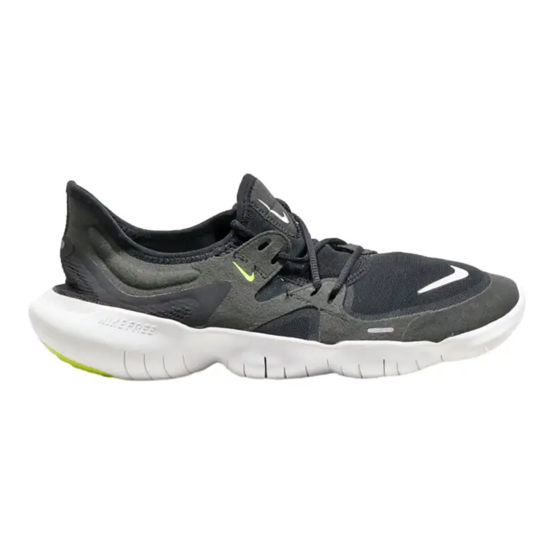 NIKE Free 5.0 Sneaker Trainers Black Canvas Womens UK 6.5