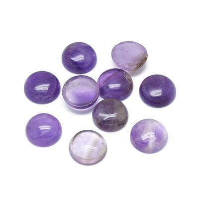 Natural Amethyst Cabochons