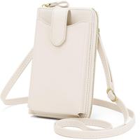 Peacocktion Black Small Crossbody Bags for Women, RFID Leather Cell Phone Purses Wallet, Trendy Crossbody Purses with Zipper ...