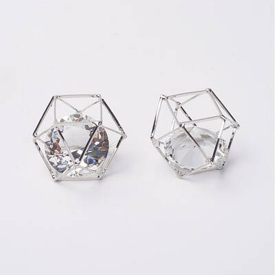 Brass Hollow Polygon Beads