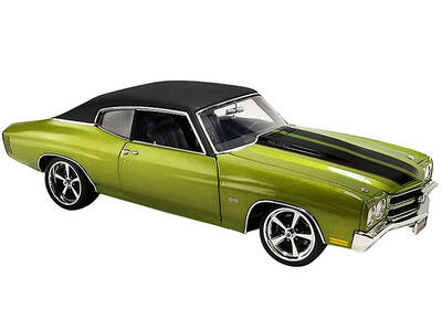 1970 Chevrolet Chevelle SS Restomod Citrus Green Metallic with Black Stripes and Black Vinyl Top Limited Edition to 258 piece...