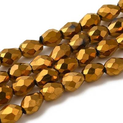 Electroplate Glass Beads Strands