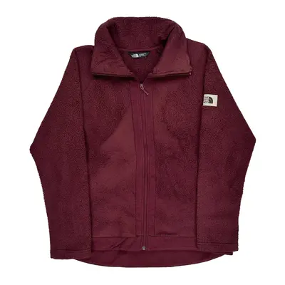 The North Face Fleece - Large Burgundy Polyester | Size: large