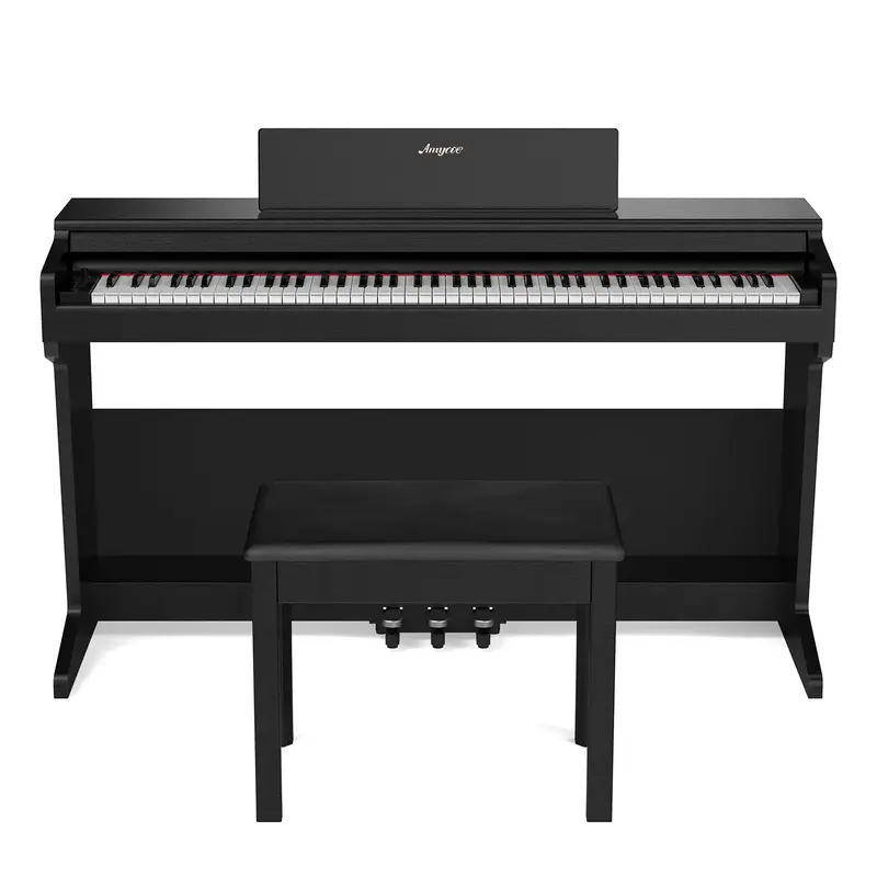 Garvee Digital Piano, Full Size 88 Key Weighted Hammer Professional Home Digital Piano, Stand Electric Piano for Beginner/Adu...