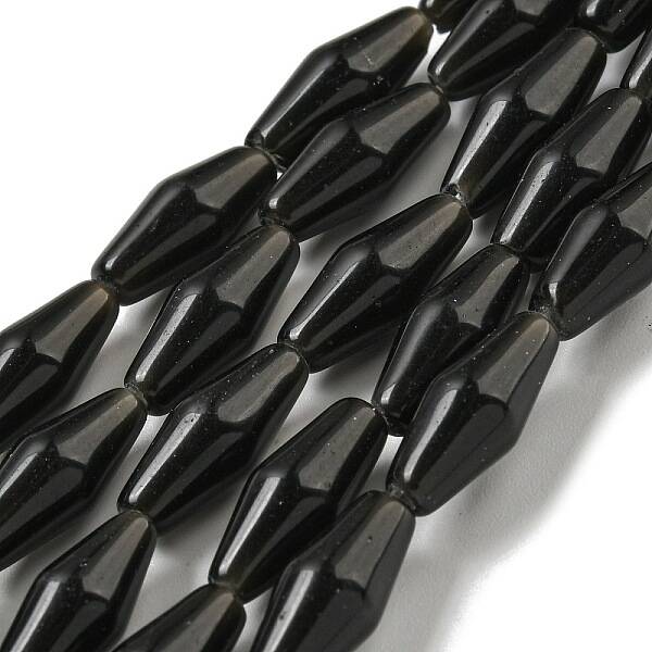 Natural Obsidian Beads Strands