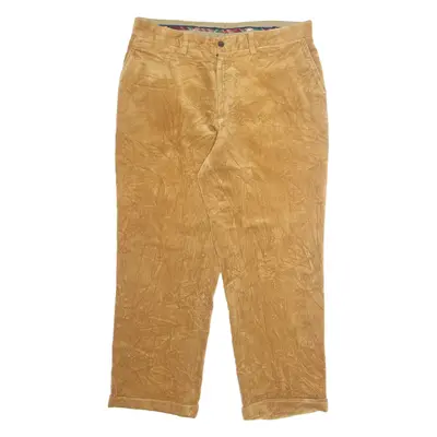 POLO RALPH LAUREN Chino Mens Corduroy Trousers Beige Regular Straight W36 L29