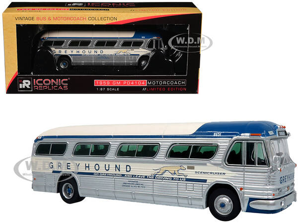 1959 GM PD4104 Motorcoach Bus \