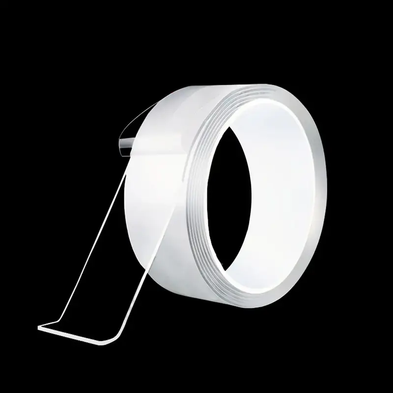 1 Roll Transparent Nano Double Sided Tape, Clear Removable Mounting Tape, Multipurpose Strong Adhesive Tape For Home Office W...