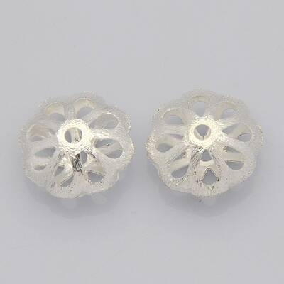 Brass Hollow Filigree Beads