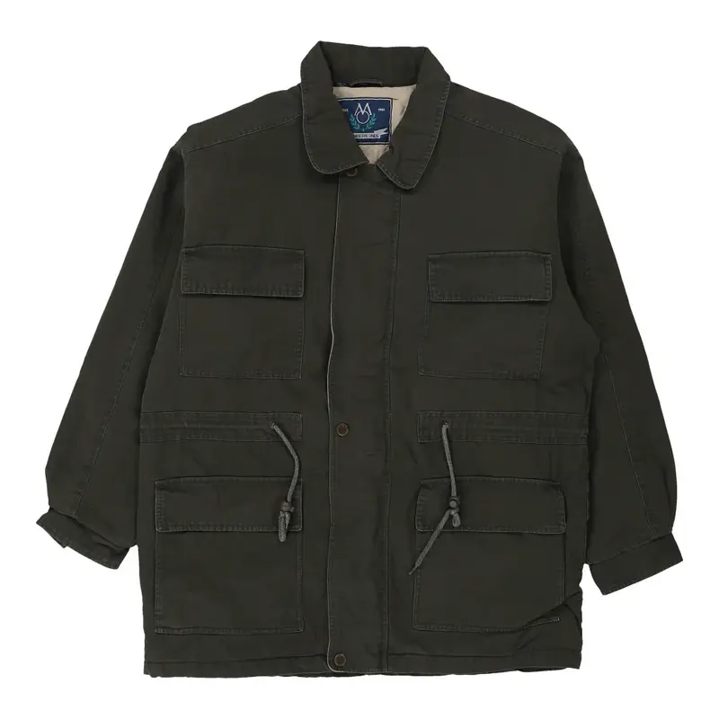 Members Only Jacket - Large Khaki Cotton