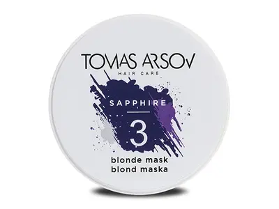 Tomas Arsov La Maschera Sopprime I Toni Gialli E Dorati Dei Capelli Sapphire (Maschera Bionda) 100 Ml