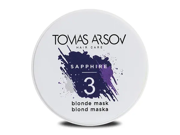 Tomas Arsov La Maschera Sopprime I Toni Gialli E Dorati Dei Capelli Sapphire (Maschera Bionda) 100 Ml