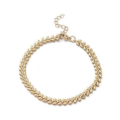 Ion Plating(IP) 304 Stainless Steel Cobs Chain Bracelets for Men Women