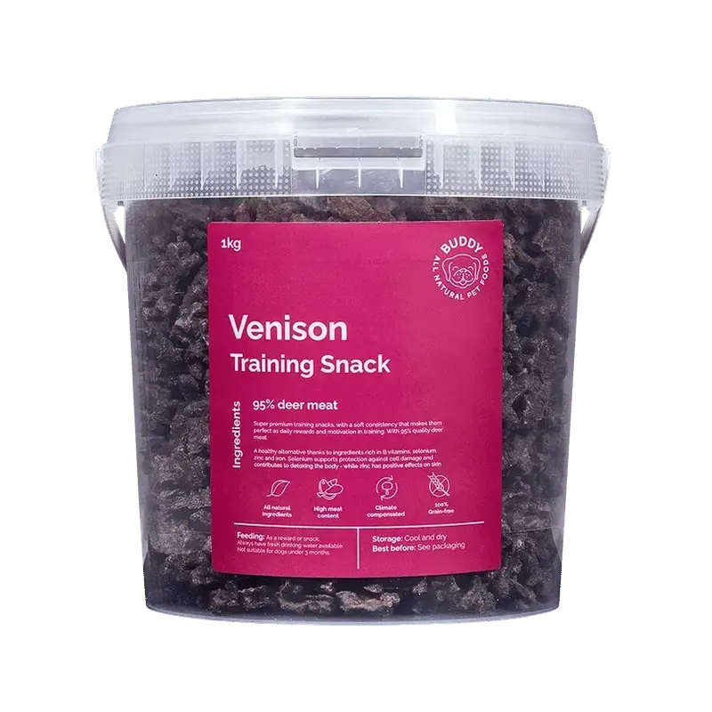 Venison Training Snacks | Välj storlek: 1kg