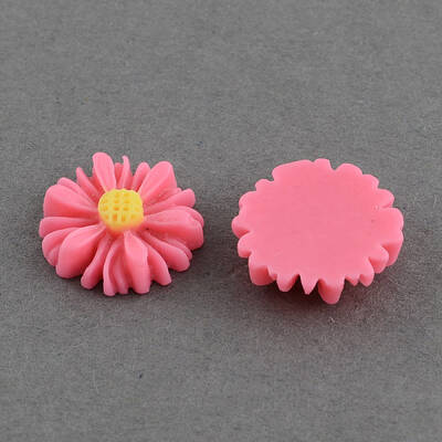 Flatback Hair & Costume Accessories Ornaments Resin Flower Daisy Decoden Cabochons