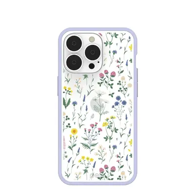 Clear Shadow Blooms iPhone 13 Pro Case With Lavender Ridge