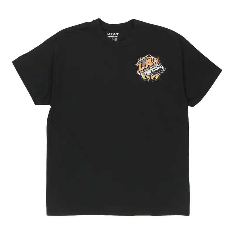 LA Late Model Series Gildan Nascar T-Shirt - XL Black Cotton