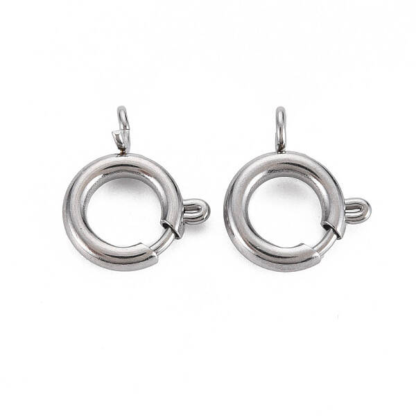 Non-Tarnish 304 Stainless Steel Spring Ring Clasps
