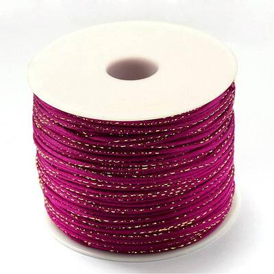 Metallic Stain Beads String Cords