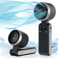 Portable Handheld Turbo Fan, 5 Gear Wind, Battery Operated, 3 IN 1 Hand Fan with Air Turbo Tech Cooling Fan for Outdoor Activ...
