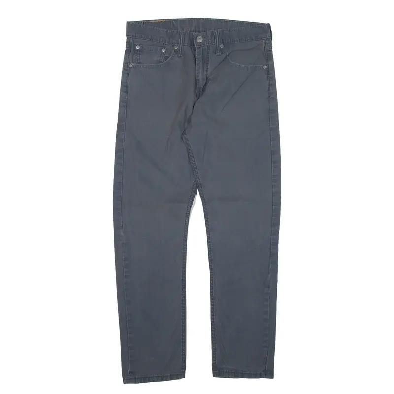 LEVI'S 508 Trousers Blue Regular Tapered Mens W29 L30
