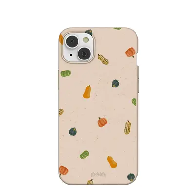 Seashell Squash Garden iPhone 14 Plus Case