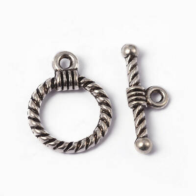 Tibetan Style Alloy Toggle Clasps
