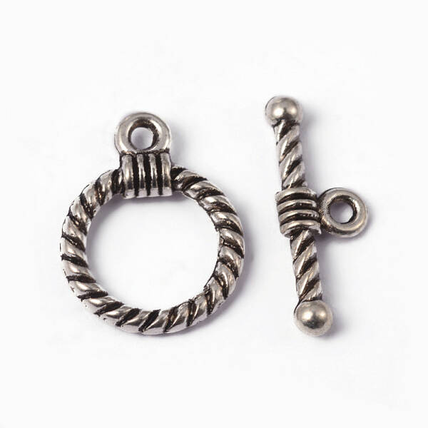 Tibetan Style Alloy Toggle Clasps