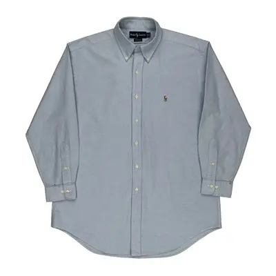 Yarmouth Ralph Lauren Shirt - Large Blue Cotton