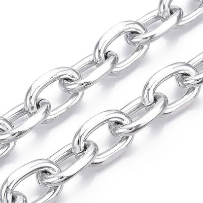 Aluminum Faceted Cable Chain