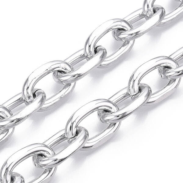 Aluminum Faceted Cable Chain