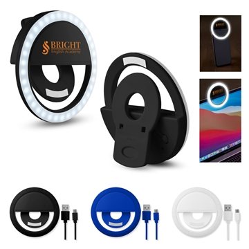 50 Customized Remote Meeting Light Clip - LED & Rechargeable