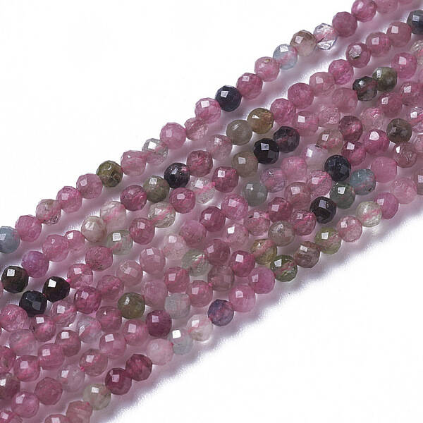 Natural Pink Tourmaline Beads Strands