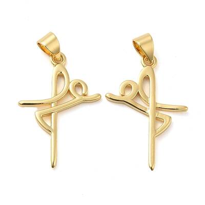 Rack Plating Brass Pendants