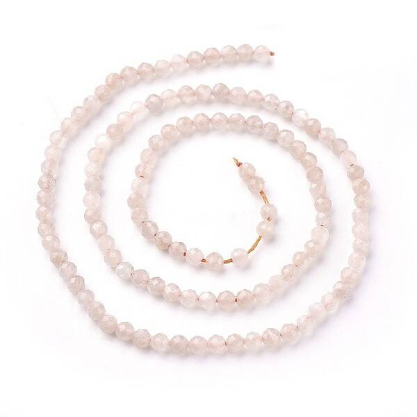 Natural Peach Moonstone Beads Strands