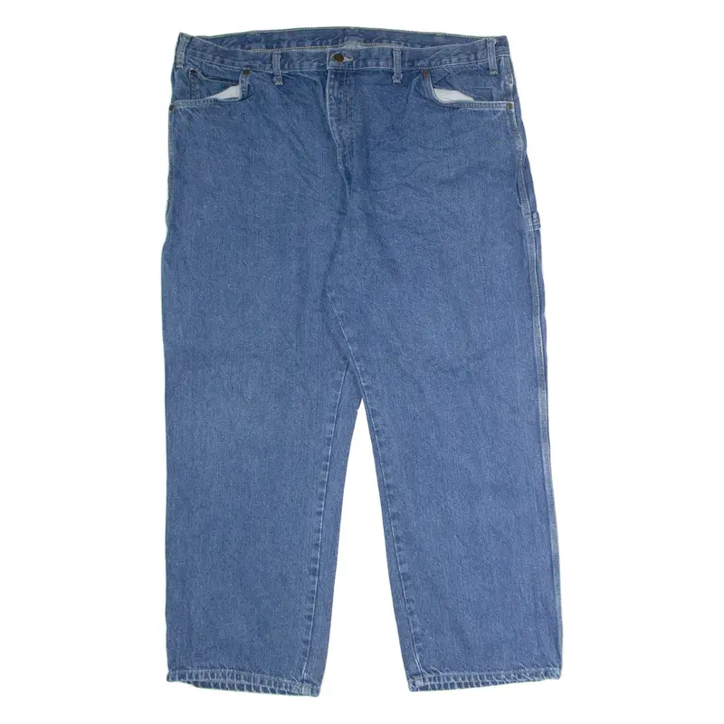 DICKIES Carpenter Mens Jeans Blue Regular Straight W44 L30