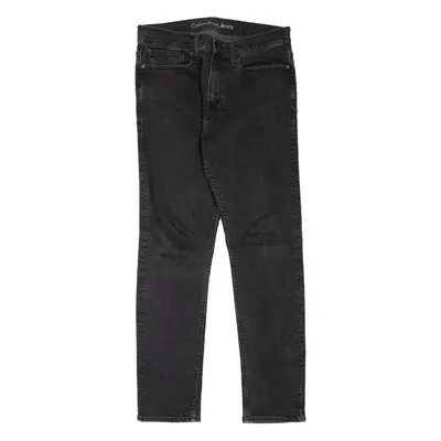 CALVIN KLEIN JEANS Mens Jeans Black Regular Tapered W31 L29