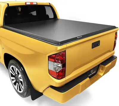Soft Tri-Fold Truck Bed Tonneau Cover Compatible with Toyota Tundra 2022 2023 2024 2025 (Excl. Trail Edition), 5.5 ft Bed wit...