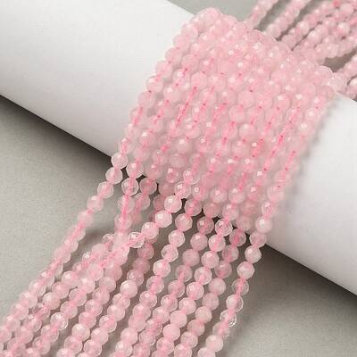 Natural Rose Quartz Beads Strands