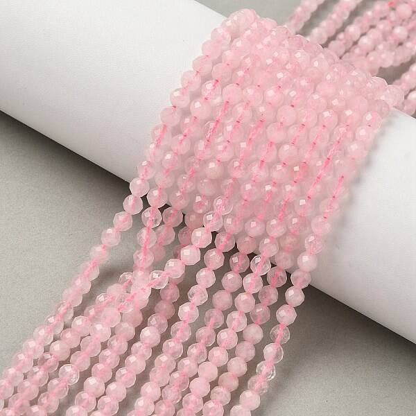 Natural Rose Quartz Beads Strands