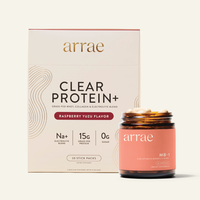 Arrae Protein & Burn Duo | 15g Grass Fed Whey, Collagen, & Electrolytes Protein + Natural Energy, Cholesterol, & Overall Heal...