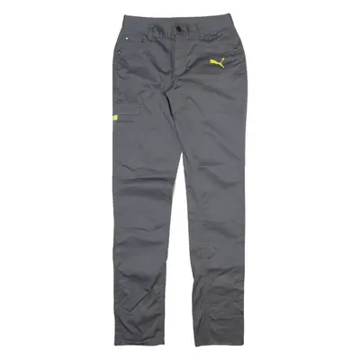 PUMA Mens Trousers Green Slim Straight W28 L34
