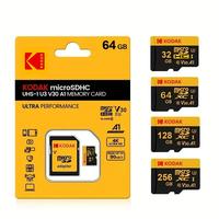 KODAK MicroSDXC Card / MicroSDHC Card, U3, V30, 4K, A1, 90MB/s Micro High-speed SD Card TF Card, Storage Accessories for Spea...